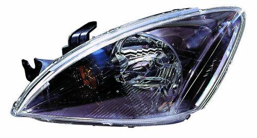 Фара ліва Mitsubishi Lancer 9 -08 чорна механічний коректор (DEPO). 214-1172L-LD-E2