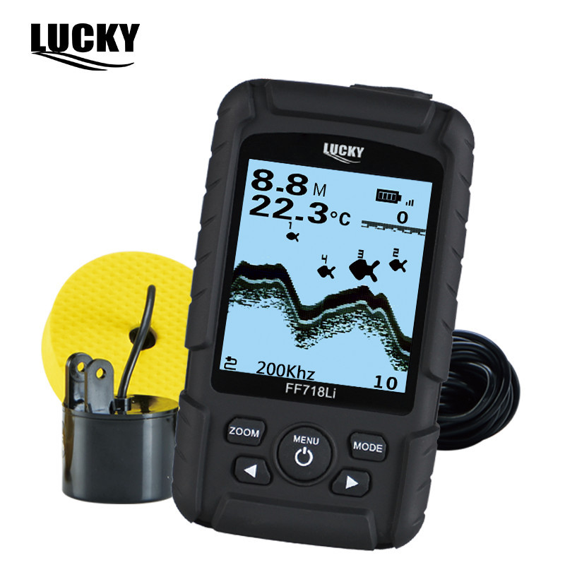Ехолот Lucky FF718LiD-T Двопроміневий! Для зимової та літньої риболовлі! Гарантія!