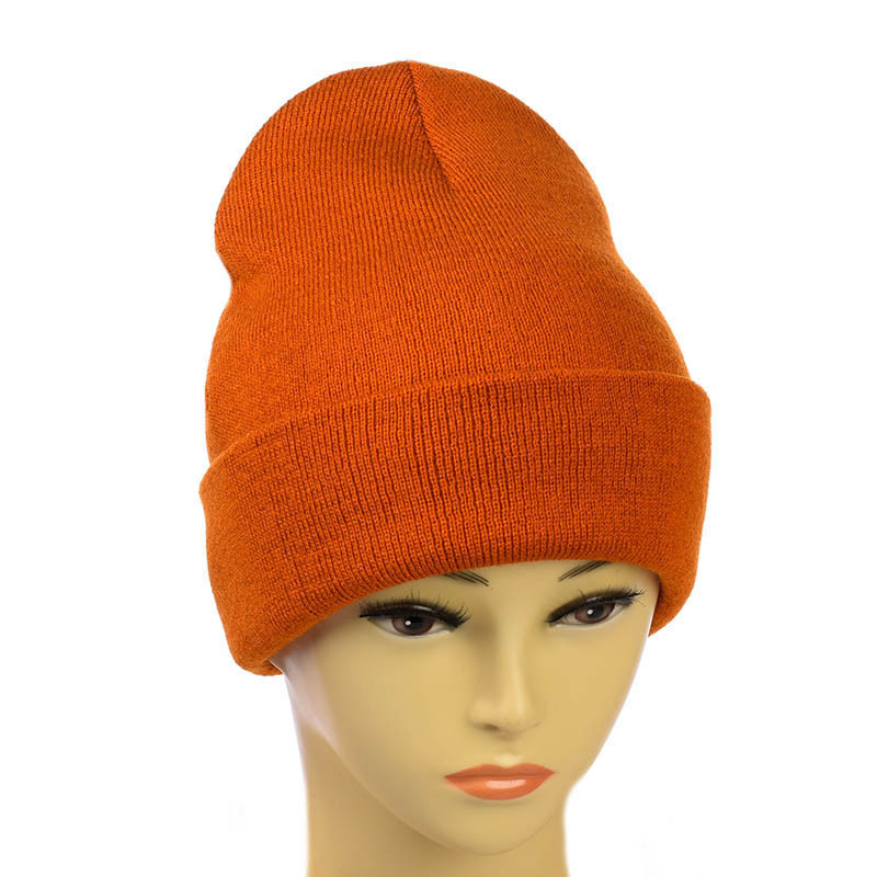 Шапка-лопата "New" без декору теракотовий