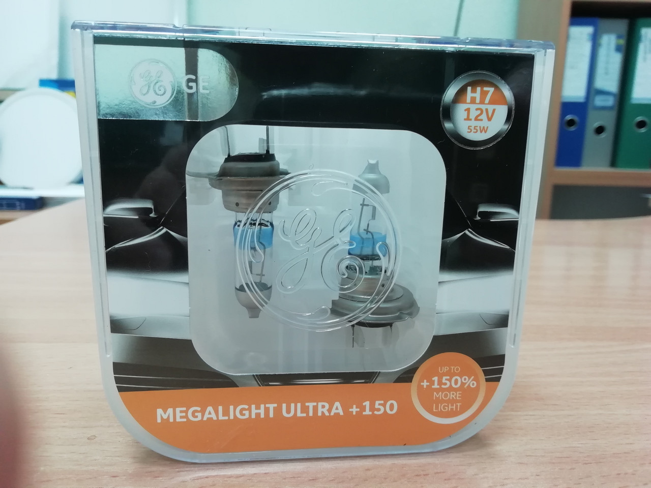 Megalight Ultra Н7 +150% General Electric — на 150% більше світла (Угорщина) (ціна за дві лампи)