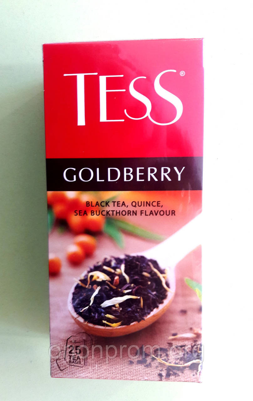 Чай Tess Goldberry 25 пакетів чорний