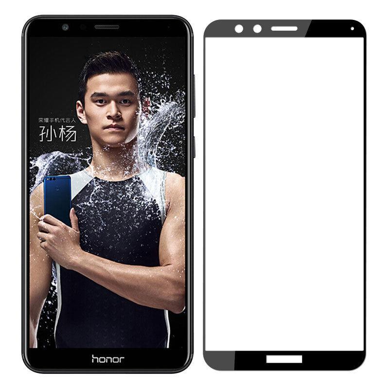 Honor 7X Colorful Tempered Glass Black Захисне Скло
