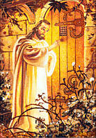 Картина з бурштину "Ікона-Ісус