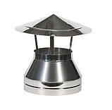 Зонт, грибок, діаметр 120 мм, нержавіюча сталь 0,5 мм, димар, вентиляція., фото 2