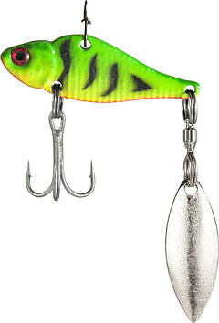 Блешня Wizard Цикада ASP Spinner зелений/тигровий 10g