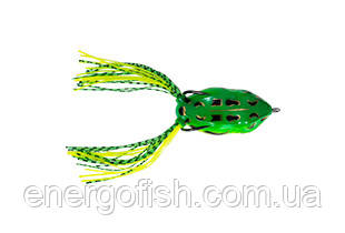 Жаба силіконова з двійником Wizard WIGGLY FROG Green 4см