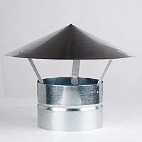 Грибок (Зонт) оцинковка 0,5 мм., диаметр 150 мм., вентиляция, дымоход
