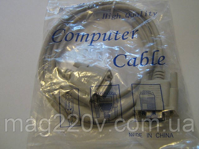 Модемный кабель RS 232 DB9 / RS 232 DB9 (мама/мама) - фото 2 - id-p6537966