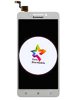 Дисплей для Lenovo A5000, модуль з тачскрином, білий