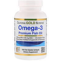 Омега-3 риб'ячий жир, Omega 3, Madre Labs, 100 капсул