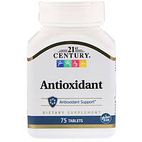 Антиоксидант c витаминами АСЕ, 21st Century Health Care, 75 таблеток