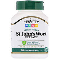 Екстракт звіробою, St. John's Wort Extract, 21st Century, 60 капсул