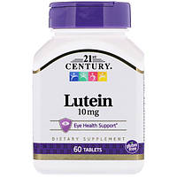 Лютеїн, 21st Century Health, 10 мг, 60 таблеток