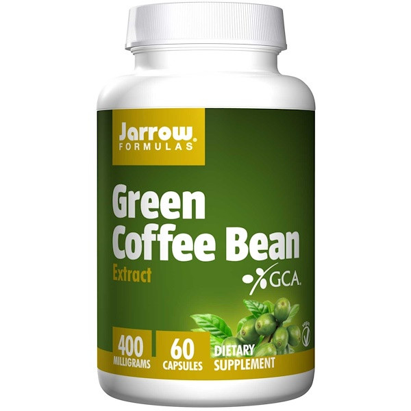 Экстракт зелёных кофейных зёрен, Кофе для похудения, Jarrow Formulas, 400 мг, 60 к - фото 1 - id-p223695430
