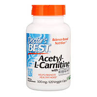 Ацетил -L-карнітин, Doctor's s Best, 500 мг, 120 капсул