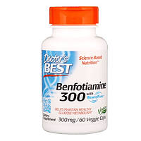 Бенфотиамин, Doctor's s Best, 300 мг, 60 капсул