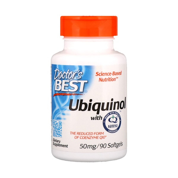 Убихинол Канека, Doctor's s Best, 50 мг, 90 капсул