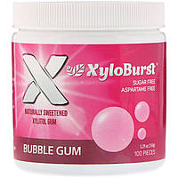 Xyloburst, Xylitol Chewing Gum, Bubble Gum, 100 Pieces, 5.29 oz (150 g)