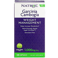 Гарцинія камбоджійська екстра, 500 мг, 120 капсул, Natrol, Garcinia Cambogia