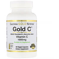 Вітамін С, аскорбінова кислота, California Gold Nutrition, 60 капсул