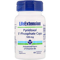 Пиридоксаль, витамин В6, Р5Р, Life Extension, 100 мг, 60 капсул