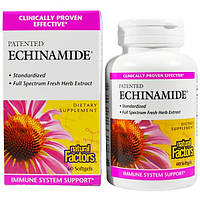 Ехінацея екстракт, захист імунітету, Natural Factors, Echinamide, 60 капсул