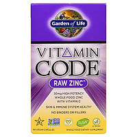 Витамины с цинком, Garden of Life, 60 капсул