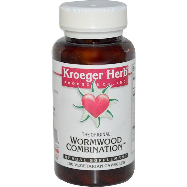 Екстракт полину протипаразитарний препарат Kroeger Herb 100 капсул