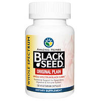 Чорний кмин Black Seed Amazing Herbs, 100 капсул