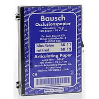 Окклюзионная бумага Arti-Check , Bausch 40мкм BK11 - синий