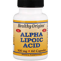Альфа-ліпоєва кислота, Healthy Origins, 300 мг, 60