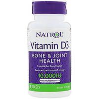 Вітамін D3, Vitamin D3, Natrol, 10,000 МО, 60 таблеток