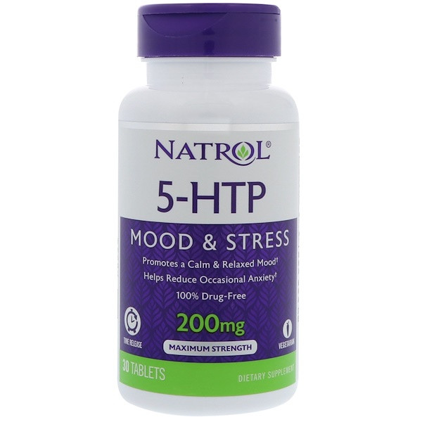 5-HTP, Natrol, 30 таблеток