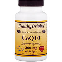 Коензим Q10, Healthy Origins, 200 мг, 60 капсул