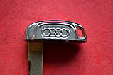 Аварійний ключ Audi вставка в смарт-ключ, фото 2