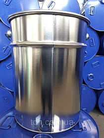 Відро металеве з кришкою під обруч 10 л