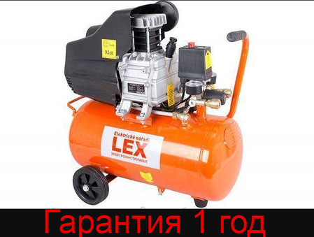 Компресор з ресівером LEX LXC24 - 2500 Вт - 210 л / хв, фото 2