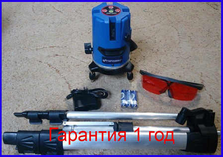 Лазерний рівень нівелір ГОРИЗОНТ GRNL01+ штатив Промінь 30м / Гарантія 1 рік(6 точок ), фото 2