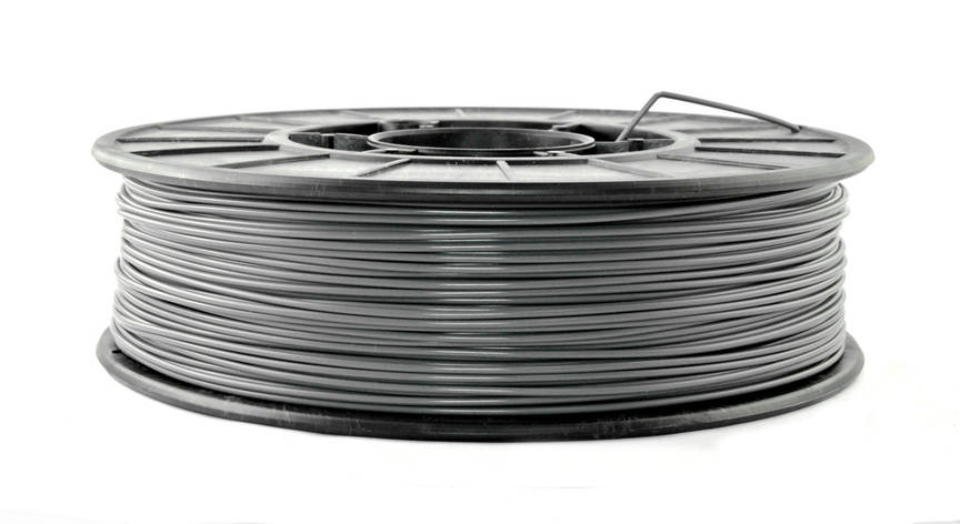 Нитка PLA (ПЛА) пластик для 3D-друку, Сірий (1.75 мм/0.75 кг), фото 1