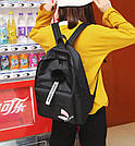 Рюкзак молодіжний із брелоком помпоном м'ятний., фото 8