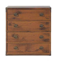 Комод із ДСП JKOM4S/80 Індіана дуб шуттер Gerbor