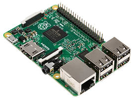 Raspberry Pi 2 Model B (900 MHz Quad Core, 1GB RAM)