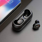 Бездротові Bluetooth-навушники QCY QS1 (T1C) із зарядним кейсом (Чорний), фото 6