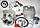 Циліндр з поршнем Hsqv 365 372XP X-TORQ 5757741-02 5032890-36 5752557-02 поршнева, фото 7