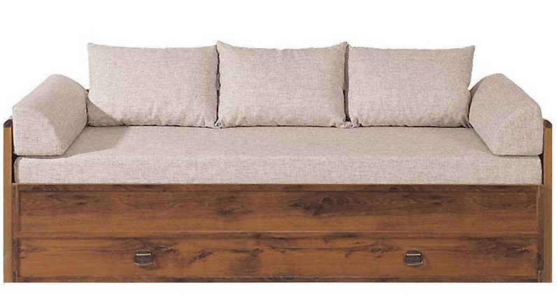 Ліжко розсувне JLOZ80/160 каркас Індіана дуб шуттер Gerbor, фото 1