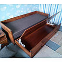 Ліжко розсувне JLOZ80/160 каркас Індіана дуб шуттер Gerbor, фото 2