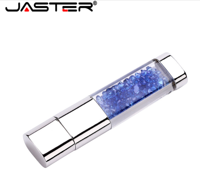 Ювелирная флешка с кристаллами фиолетовая Flash Memorystick 16гб - фото 3 - id-p868744970