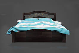 Ліжко дерев'яне з підйомним механізмом двоспальне 180*200 Лілія Kempas 