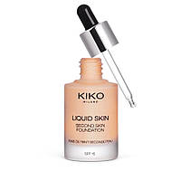 Рідка тональна основа з ефектом другої шкіри KIKO LIQUID SKIN SECOND SKIN FOUNDATION WR45