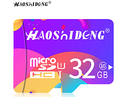 Карта пам'яті, флешка MicroSD 32GB Class 10 мікро сд 32 гб для телефону, смартфона, планшета, камери FG6A